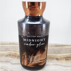 Bath & Body Works Midnight Amber Glow‎ Body Lotion Full Size 8 FL OZ New Sealed